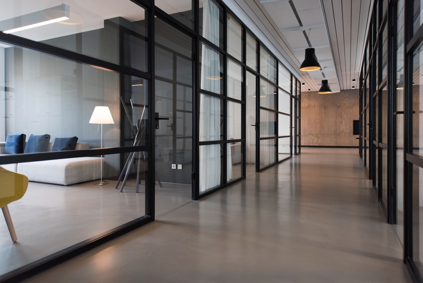 Bright modern office set up for focused remote work